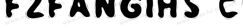 FZFANGIHS CUGB1 0字体转换